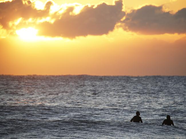 Surfers at Lennox Head / Picture: Dylan Robinson