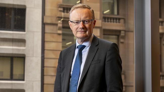 RBA governor Philip Lowe. Picture Stephen Cooper