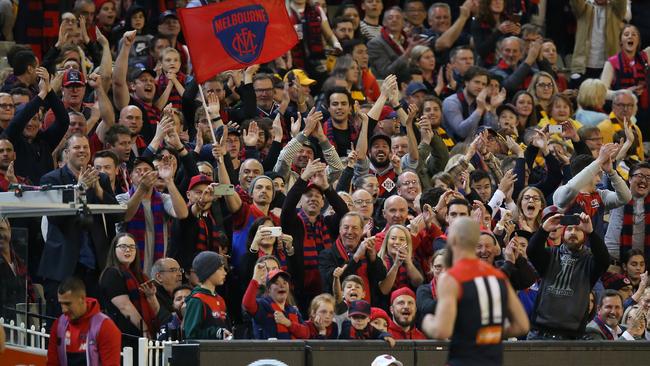 The Dees love their man Max Gawn. Picture: Michael Klein