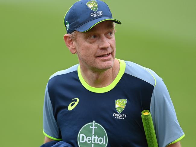 The current Australian coach Andrew McDonald was present at the aforementioned meeting. Picture: Philip Brown/Getty Images