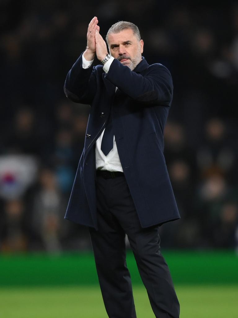 Ange Postecoglou had plenty to cheer about. Photo by Justin Setterfield/Getty Images.