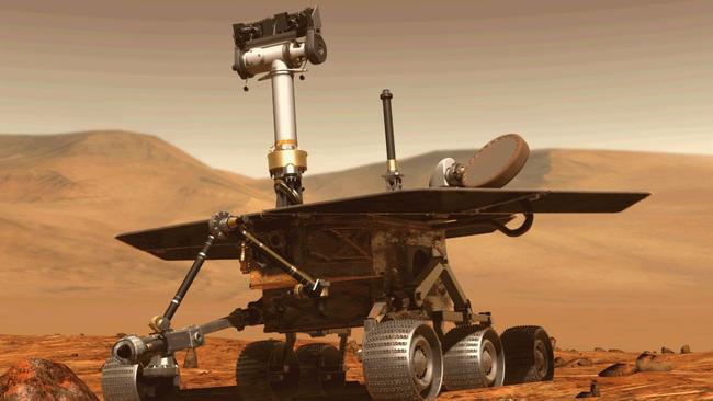 NASA’s calls have repeatedly failed to make contact with the Opportunity rover. Picture: AFP