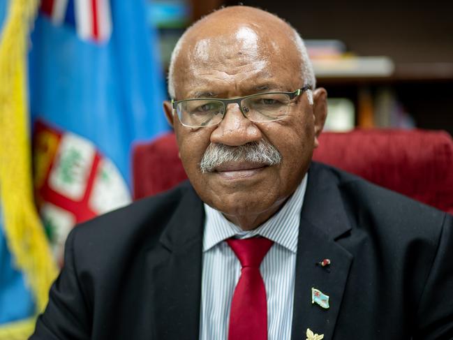 24/01/2023 - Fijian Prime Minister Sitiveni Rabuka pictured in his parliamentary office. Picture: Shiri Ram / The Australian