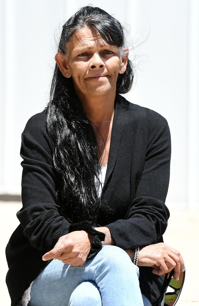 Leeanne Eatts outside the Townsville Courthouse. Picture: Shae Beplate.