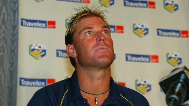 Australia 2003 World Cup campaign was rocked by the loss of Shane Warne before a ball was bowled. Picture: Phil Hillyard