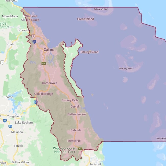 Cairns local government area. Source: ECQ