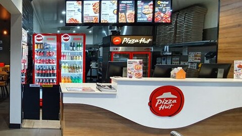 A generic photo of a Pizza Hut store.