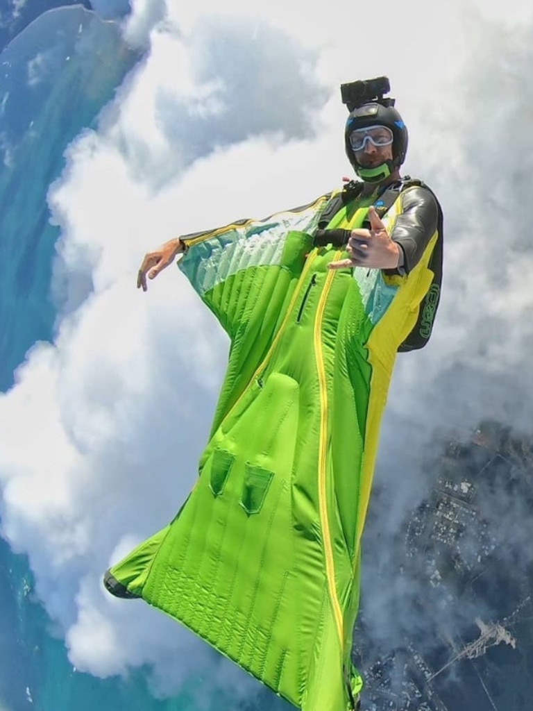 World champion wingsuit racer Chris Byrnes farewelled by friends