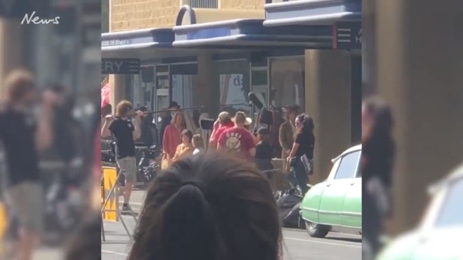 Daniel Radcliffe filming in Adelaide