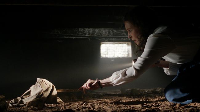 “There are always basements”: Vera Farmiga in The Conjuring: the Devil Made Me Do It.