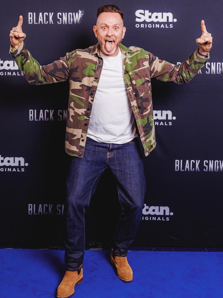 Mike Goldman at the Australian premiere of Queensland-produced Stan streaming series Black Snow at Brisbane's Event Cinemas Myer Centre. Picture: Stan Australia