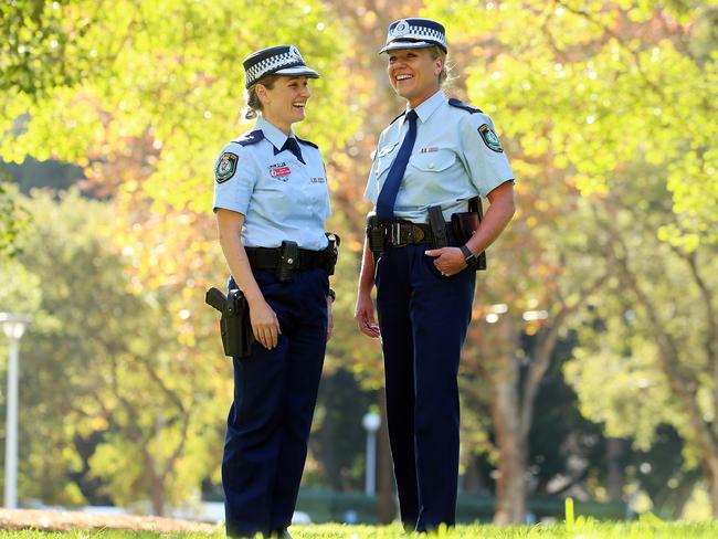 Inspector Gretchen Atkins and Acting Assistant Commissioner Leanne McCusker. Picture: Sam Ruttyn