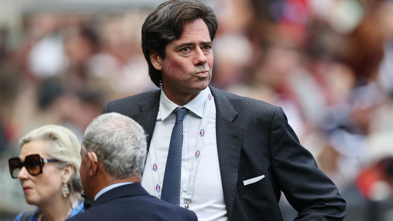 Gillon McLachlan could depart earlier than his October end date. Picture: Michael Klein