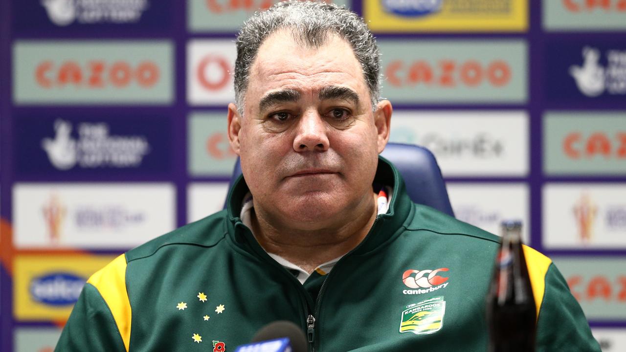 Mal Meninga has a dilemma over who to pick in the centres. Picture: Jan Kruger/Getty Images for RLWC