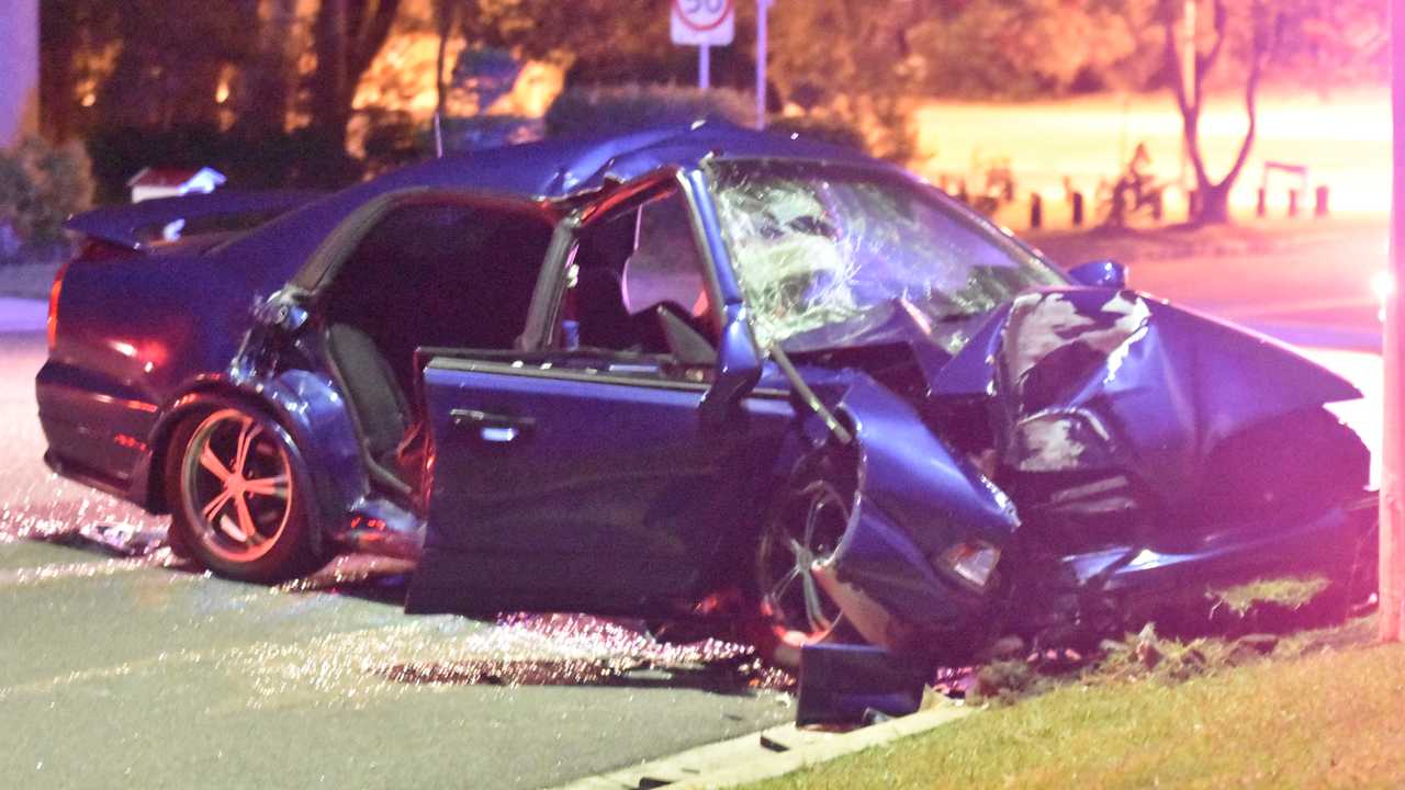 WATCH: Man dies in Gladstone street after horrific crash | The Courier Mail