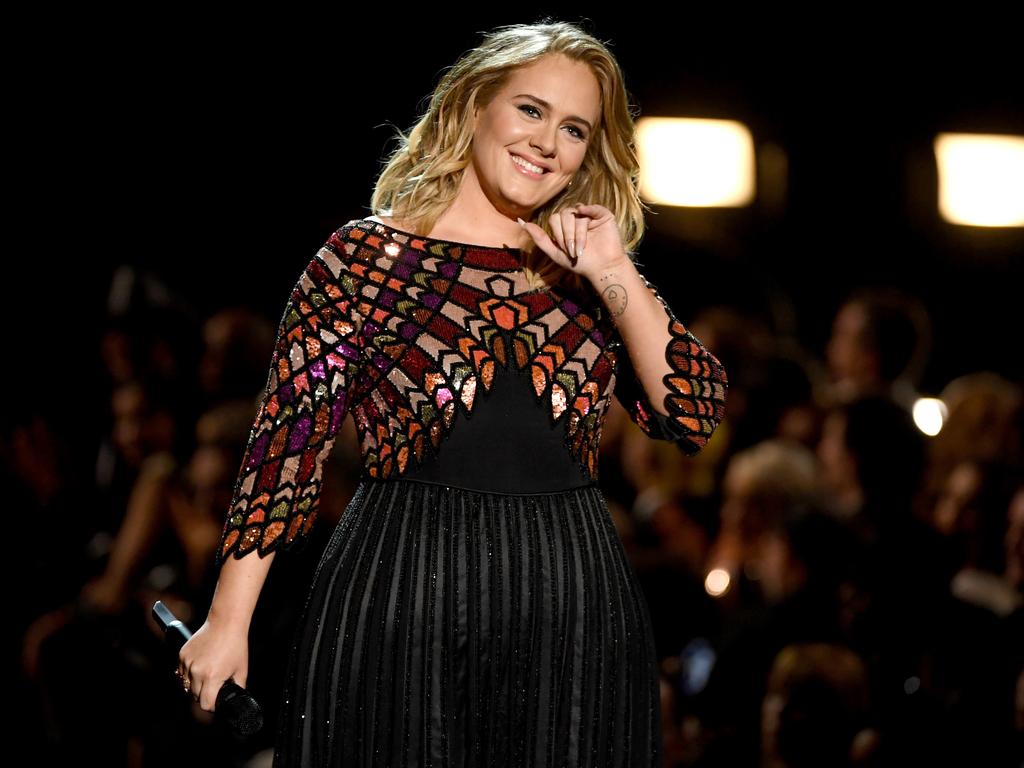 Adele has shed an incredible 44 kilos. Picture: Kevin Winter/Getty Images for NARAS.