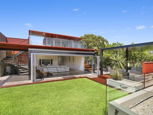 Anyone up for a kick? Bolt’s luxury pad has lots of open space. Picture: supplied.