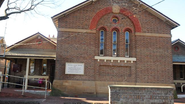 Troy Harold Harris, 36, appeared in Picton Local Court charged with four counts of using a carriage service to send indecent material to a person under 16.