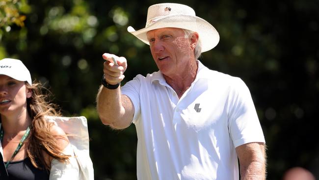 Greg Norman says he’s perfectly fine with being replaced as LIV Golf chief executive. Picture: Jamie Squire/Getty Images