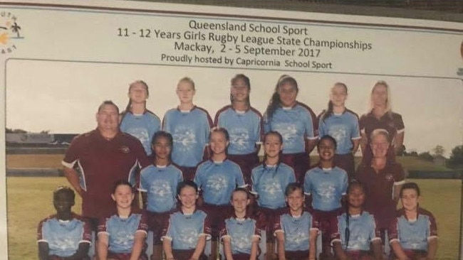 Tavarna Papalii and Ebony Raftstrand-Smith were in schoolgirls teams from 12 years.