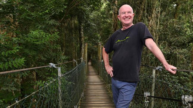 O’Reilly’s Rainforest Retreat managing director Shane O’Reilly feels confident about the future of hinterland tourism. Pics Adam Head