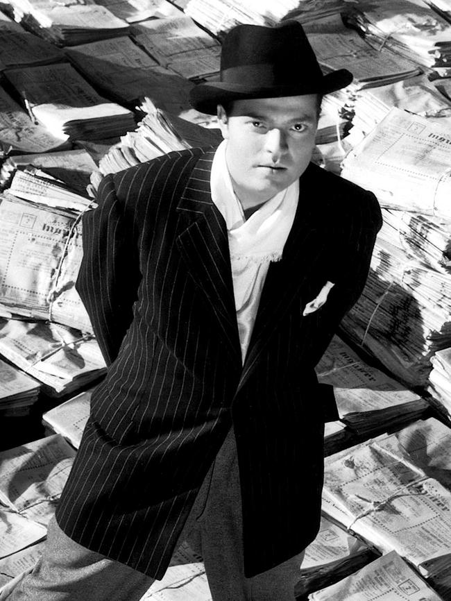 Orson Welles in Citizen Kane.