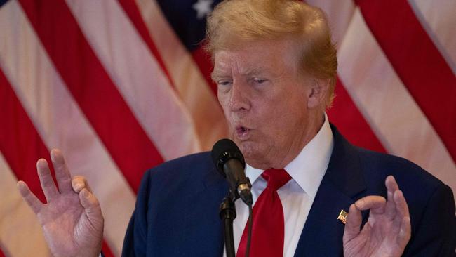 Donald Trump speaks during a press conference at Trump Tower on May 31, 2024 in New York City. Picture: David Dee Delgado/Getty Images via AFP