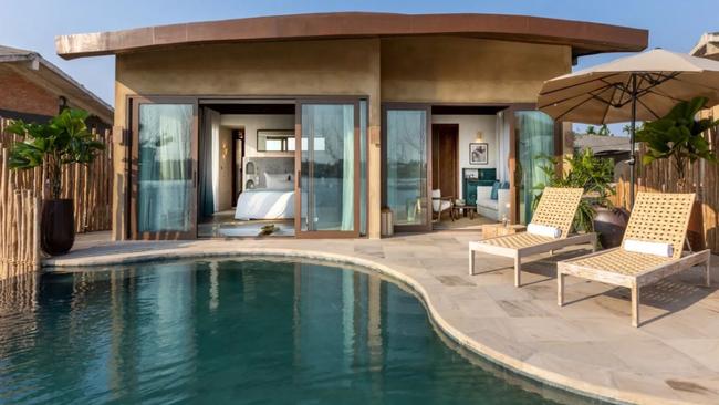 Namia River Retreat is a far cry from a backpacker hostel.