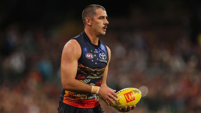 Taylor Walker has put off making a call on whether to play on. Picture: James Elsby/AFL Photos via Getty Images