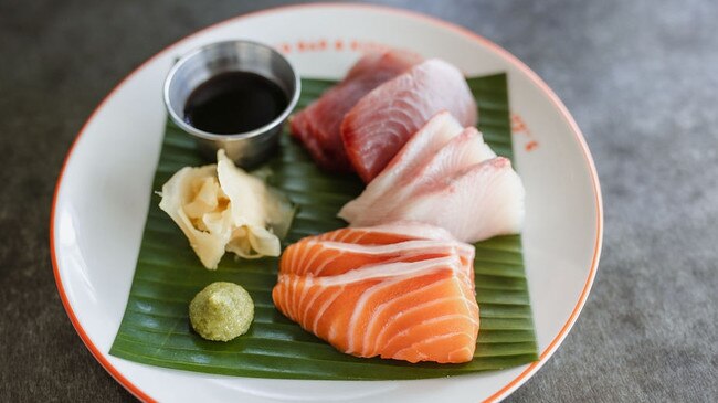 The sashimi at Riverbar &amp; Kitchen in Brisbane City.