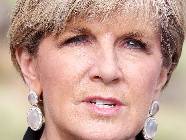 The Minister for Foreign Affairs and Deputy Leader of the Liberal Party, Julie Bishop in Gosford. Pictures by Mark Scott