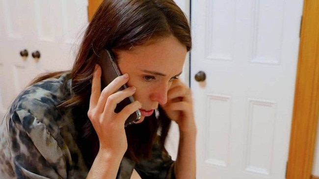 Jacinda Ardern spoke with Joe Biden on the phone. Picture: Supplied.