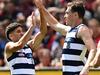 Cats relief as star goalkicker cleared of internal damage