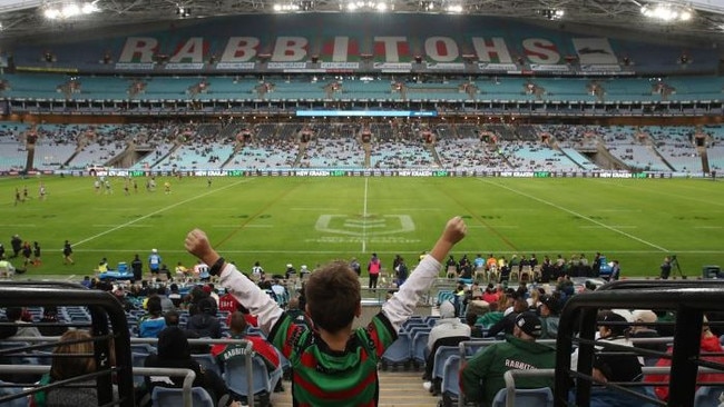 NSW Deputy Premier John Barilaro has launched an ­audacious bid to have NRL fans back in grandstands by this weekend. Picture: David Swift.