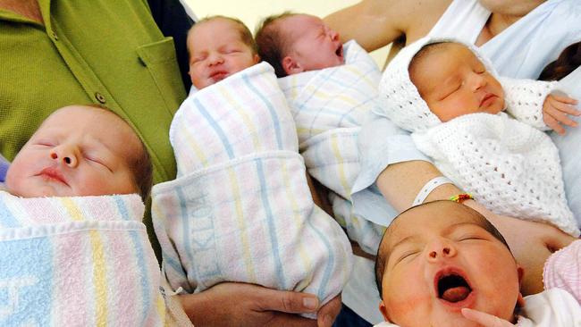 The rate at which Australian women are having babies is expected to slow due to the economic uncertainty caused by the pandemic. Picture: Mat Sullivan