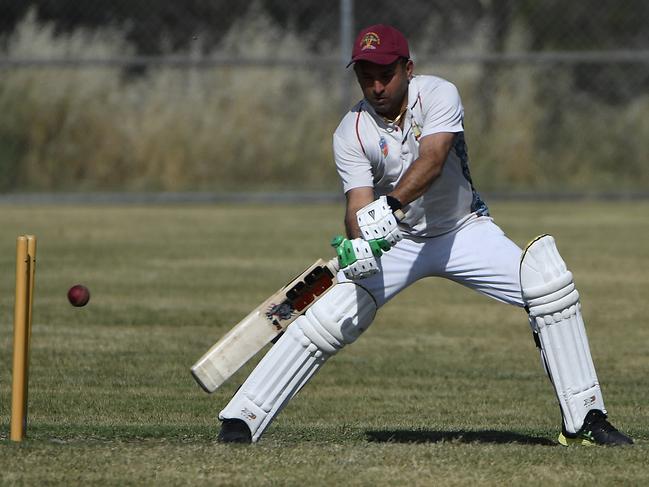 Fiji Victorian batsman Jimmy Sharma. Picture: Andrew Batsch