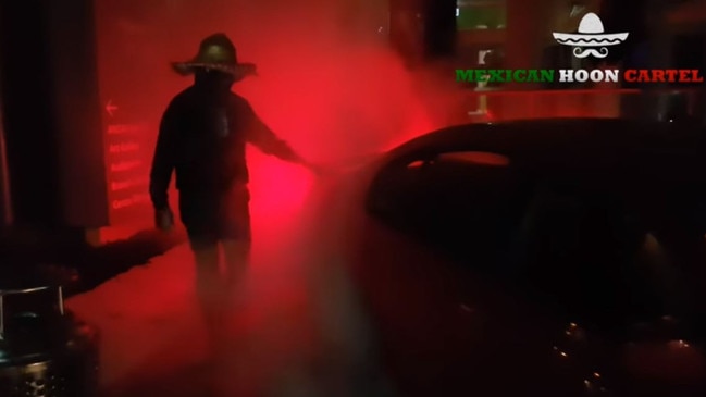 Screenshot from the Mexican Hoon Cartel's video called 'Councillor Hermann Vorster's Easter Special'. Uploaded to YouTube on April 22, 2019.