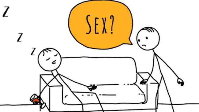 Another illustration from the course module on Charles Darwin University’s online course on sexual consent.