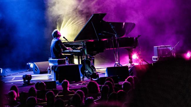 Rufus Wainwright performing at Sydney Opera House for the 2025 Sydney Festival. Picture: Victor Frankowski