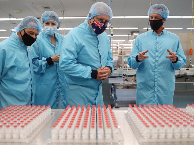 About 50 million doses of the AstraZeneca vaccine will be produced in Australia. Picture: Adam Taylor/PMO