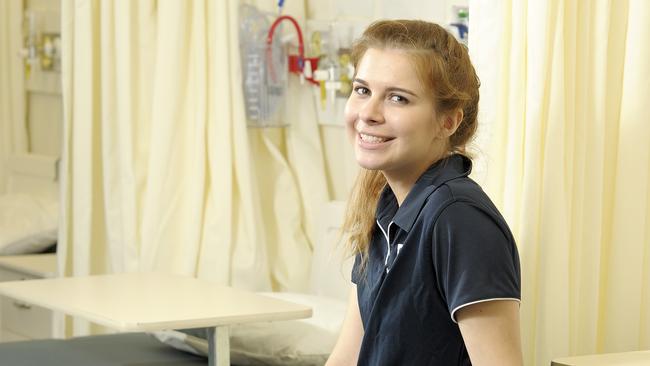 Caring for others ... There's more jobs in nursing than there are in mining. Photo: Claudia Baxter