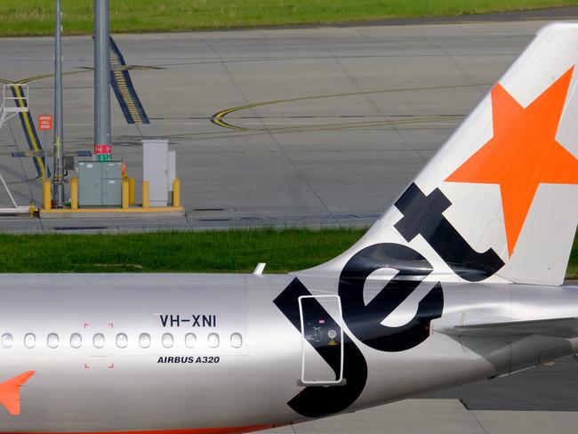 MELBOURNE, AUSTRALIA - NewsWire Photos OCTOBER 4, 2022. Generic photo of Jetstar at MelbourneÃs Tullamarine airport .Picture: NCA NewsWire / Luis Enrique Ascui