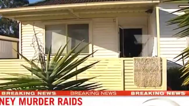 The raids were in relation to the murder of bikie boss Mick Hawi. Picture: Seven News