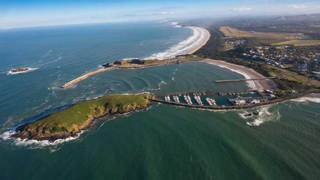 Aerial Coffs Marina