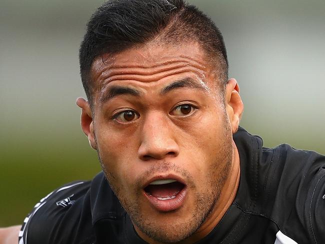 (FILE) MARCH 9, 2017 - The NRL has terminated the registration of Wests Tigers player Tim Simona over various betting scandals. SYDNEY, AUSTRALIA - MAY 21: Tim Simona of the Tigers is tackled during the round 11 NRL match between the Wests Tigers and the Newcastle Knights at Campbelltown Sports Stadium on May 21, 2016 in Sydney, Australia.  (Photo by Cameron Spencer/Getty Images)