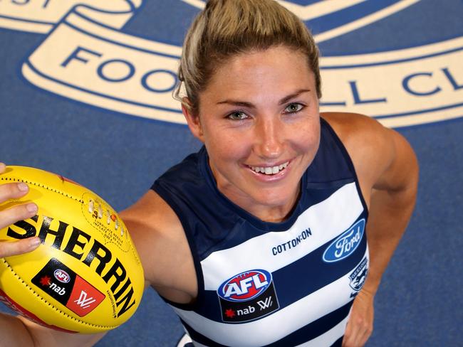 Geelong will announce the clubÍs AFLW Captain for the 2019 season.   Melissa Hickey (Captain)picture: Glenn Ferguson