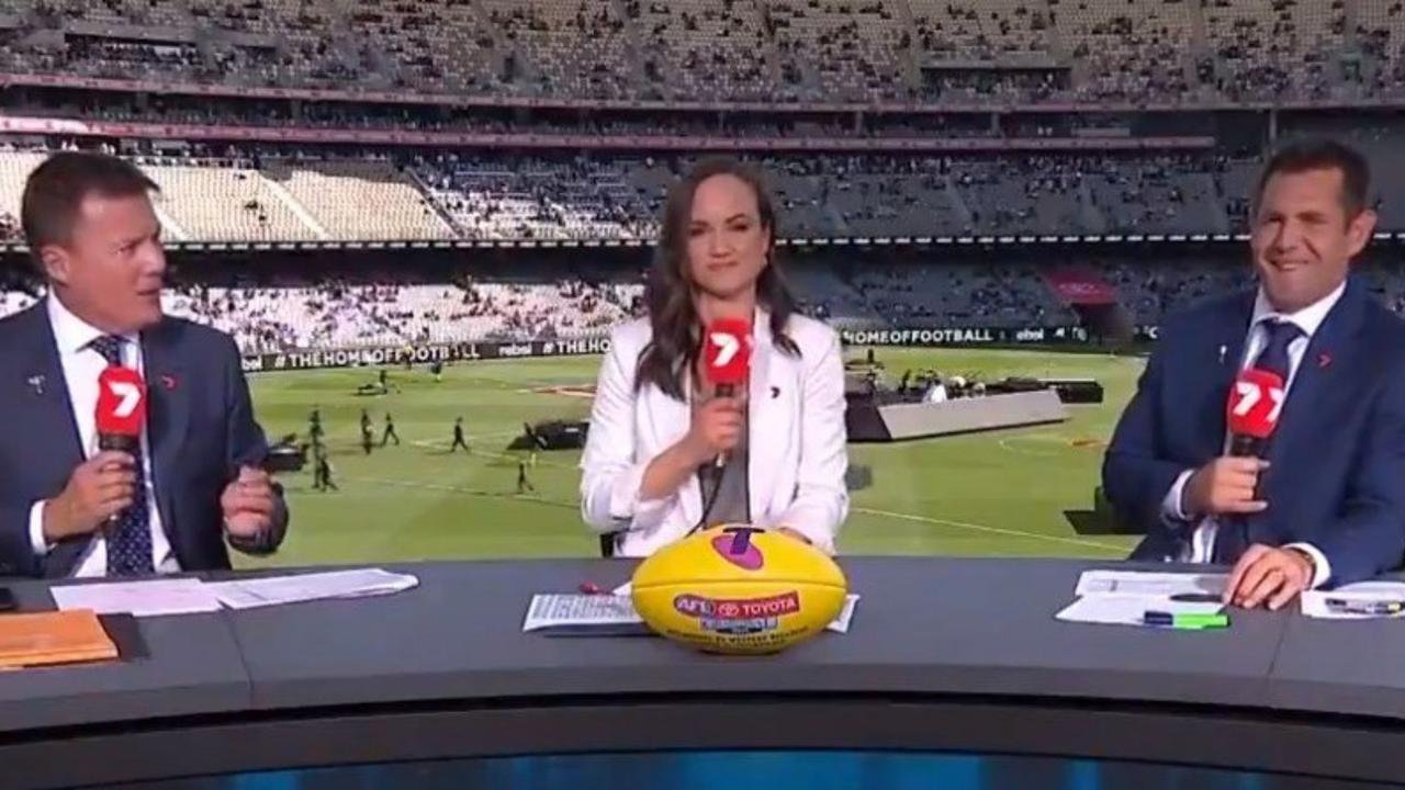 Get used to Daisy Pearce at the desk. Photo: Channel 7