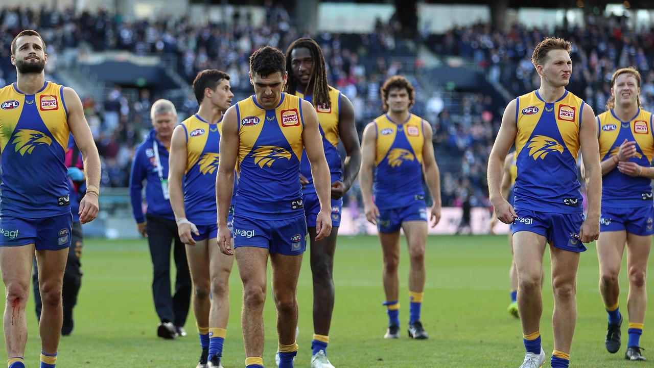 AFL 2021 Geelong Cats vs. West Coast Eagles Adam Simpson news