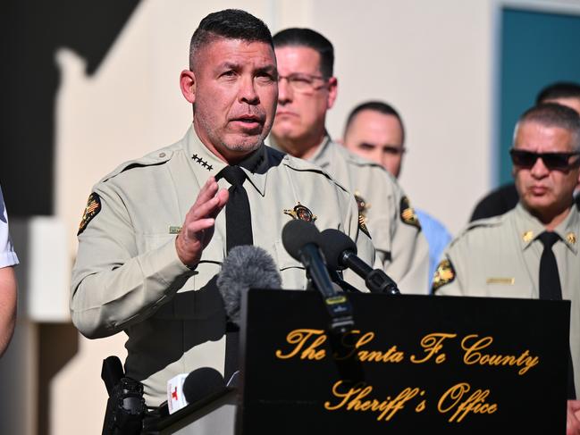 Santa Fe County Sheriff Adan Mendozat. Picture: Getty Images