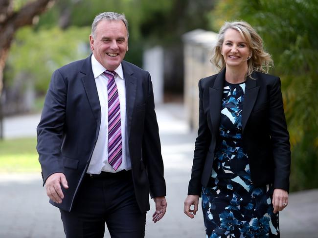 CEO Michael Hobday and founder and managing director Megan Wynne of APM, photographed in West Perth.